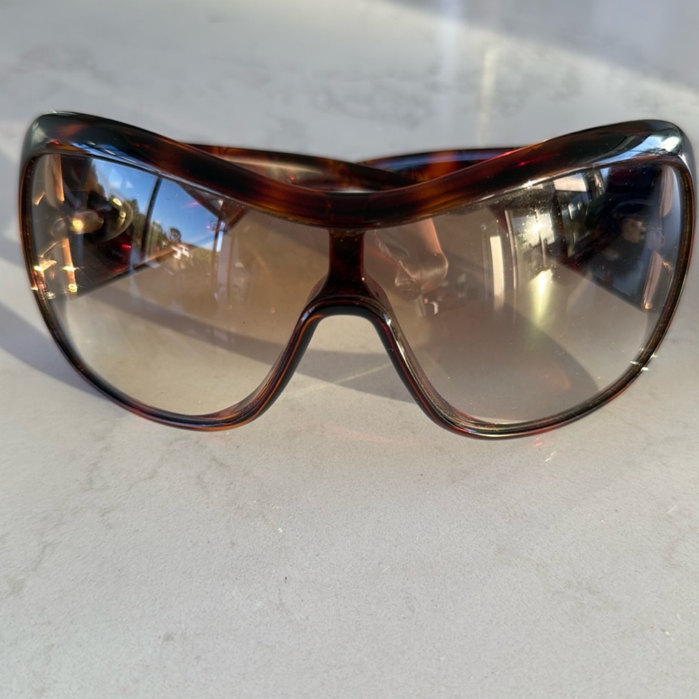 Dior Cannage 1 Oversized Sunglasses
